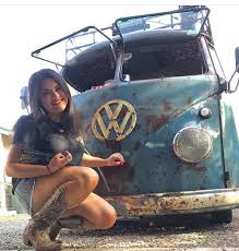 hot camping girl